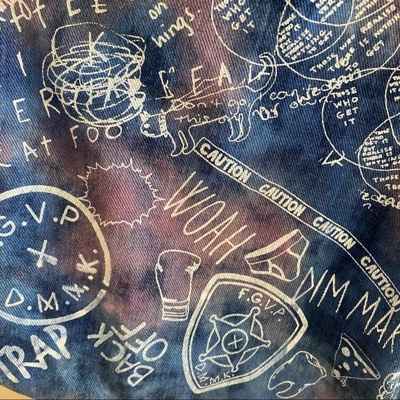 1/1 Fig & Viper x Up All Night x Dim Mak Jean Tote (+ signed Steve Aoki ticket) - Picture 8 of 13